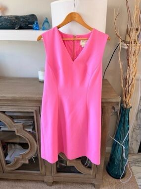 Kate Spade Shift Dress Womens Pink Size 10